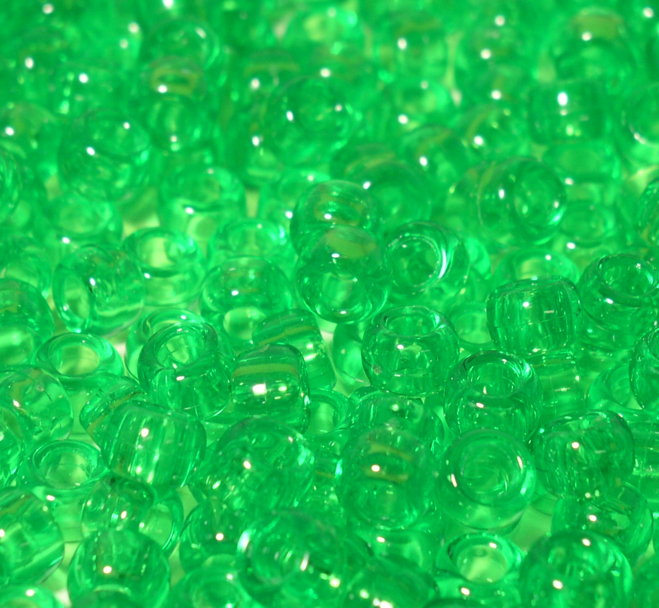 #13 - Transparent Mint Pony Beads