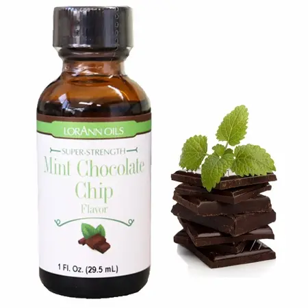 1 oz. LorAnn Mint Chocolate Chip Flavor Super Strength Flavors