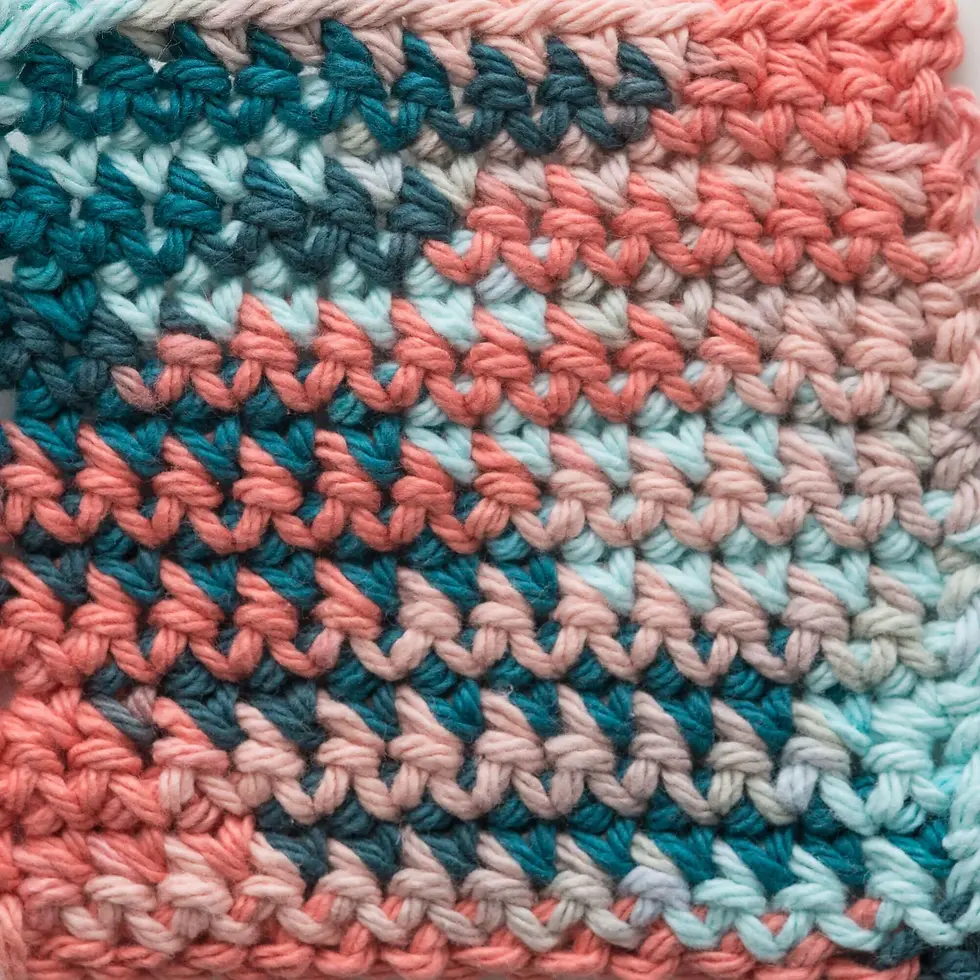 Thumbnail: Lily Sugar' N Cream Ombre Yarn - Coral Seas Ombre