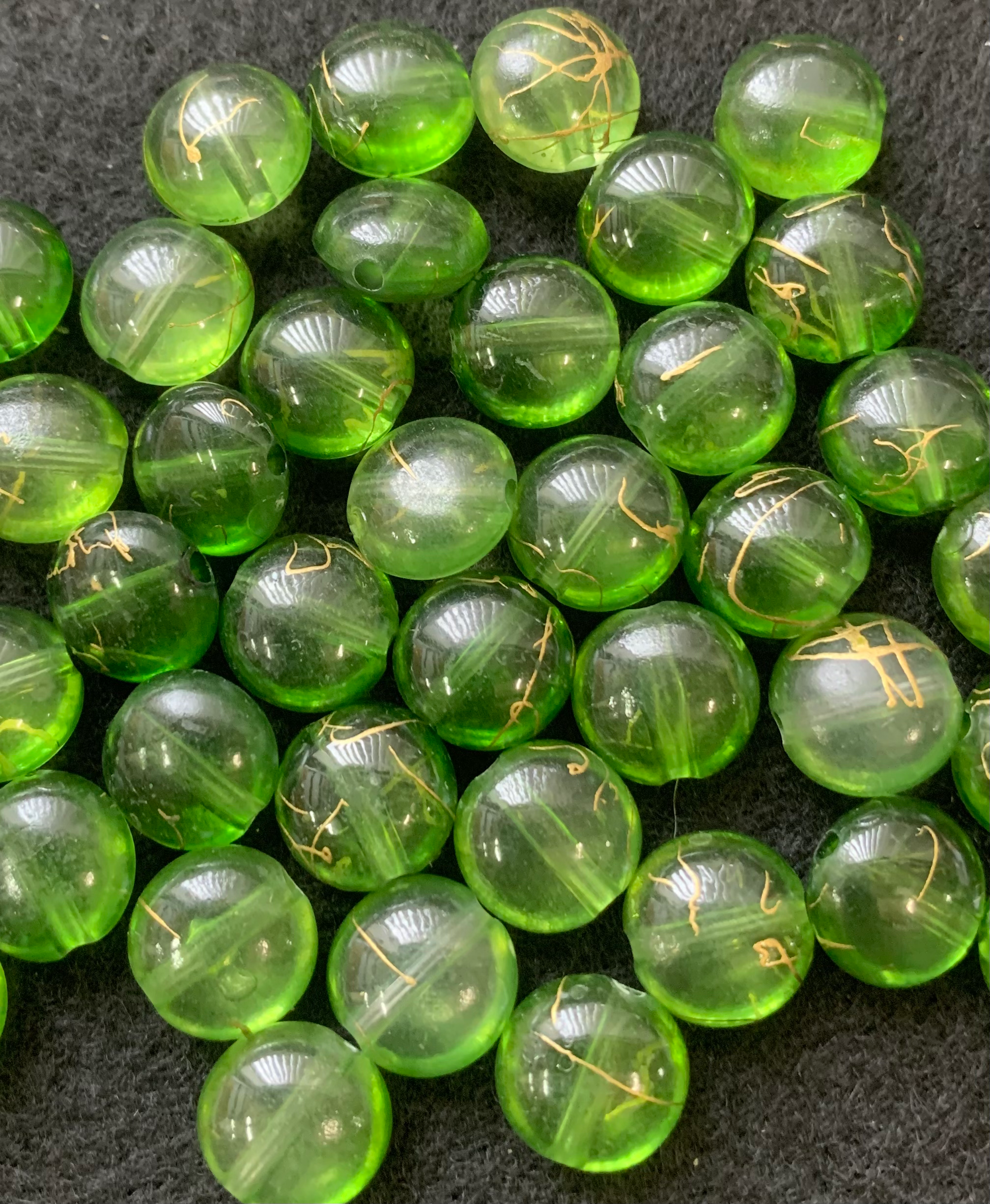10mm x 6mm Disc Beads