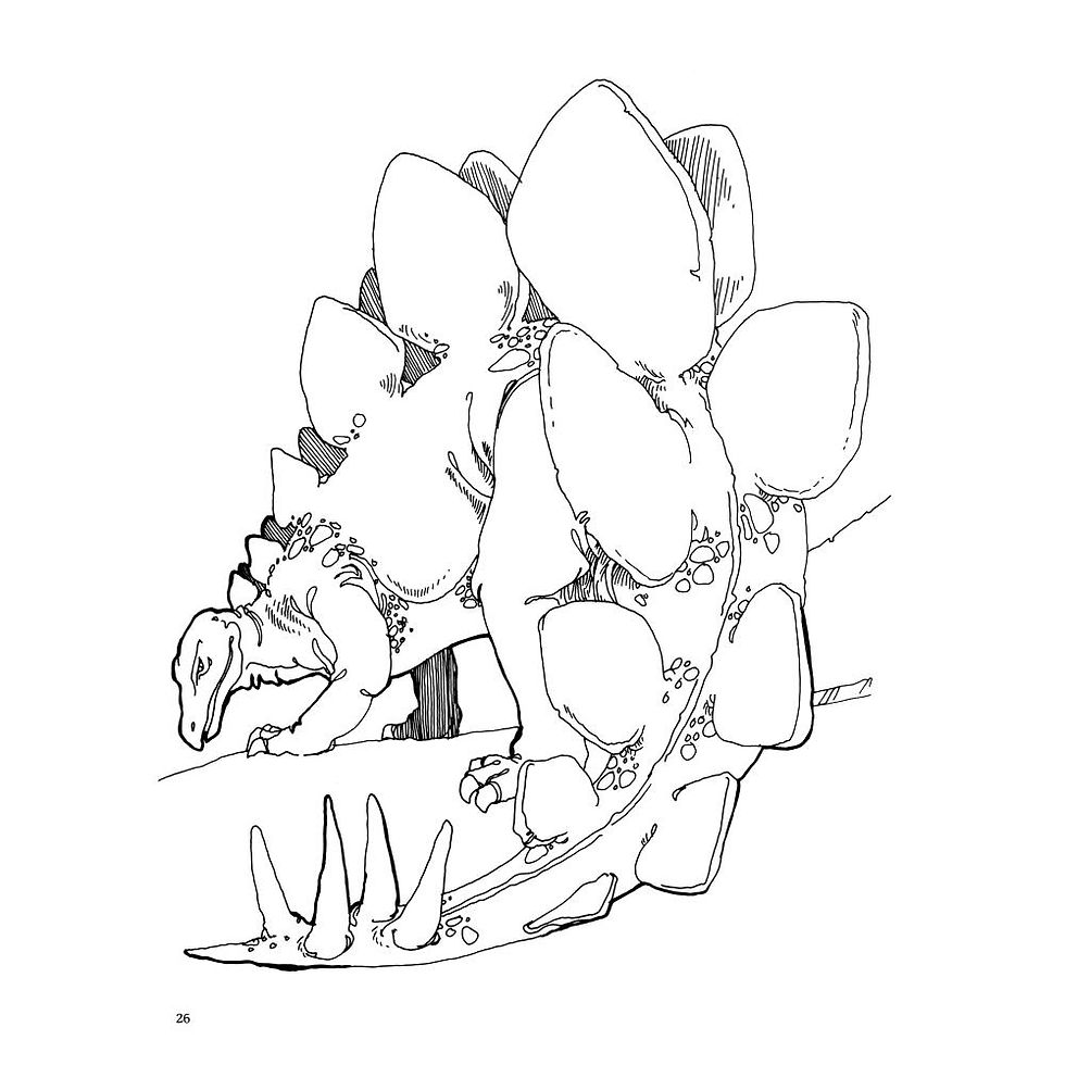 Thumbnail: Dinosaur Coloring Books