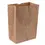 Thumbnail: 1/6 Bushel Standard Brown Paper Grocery Bag