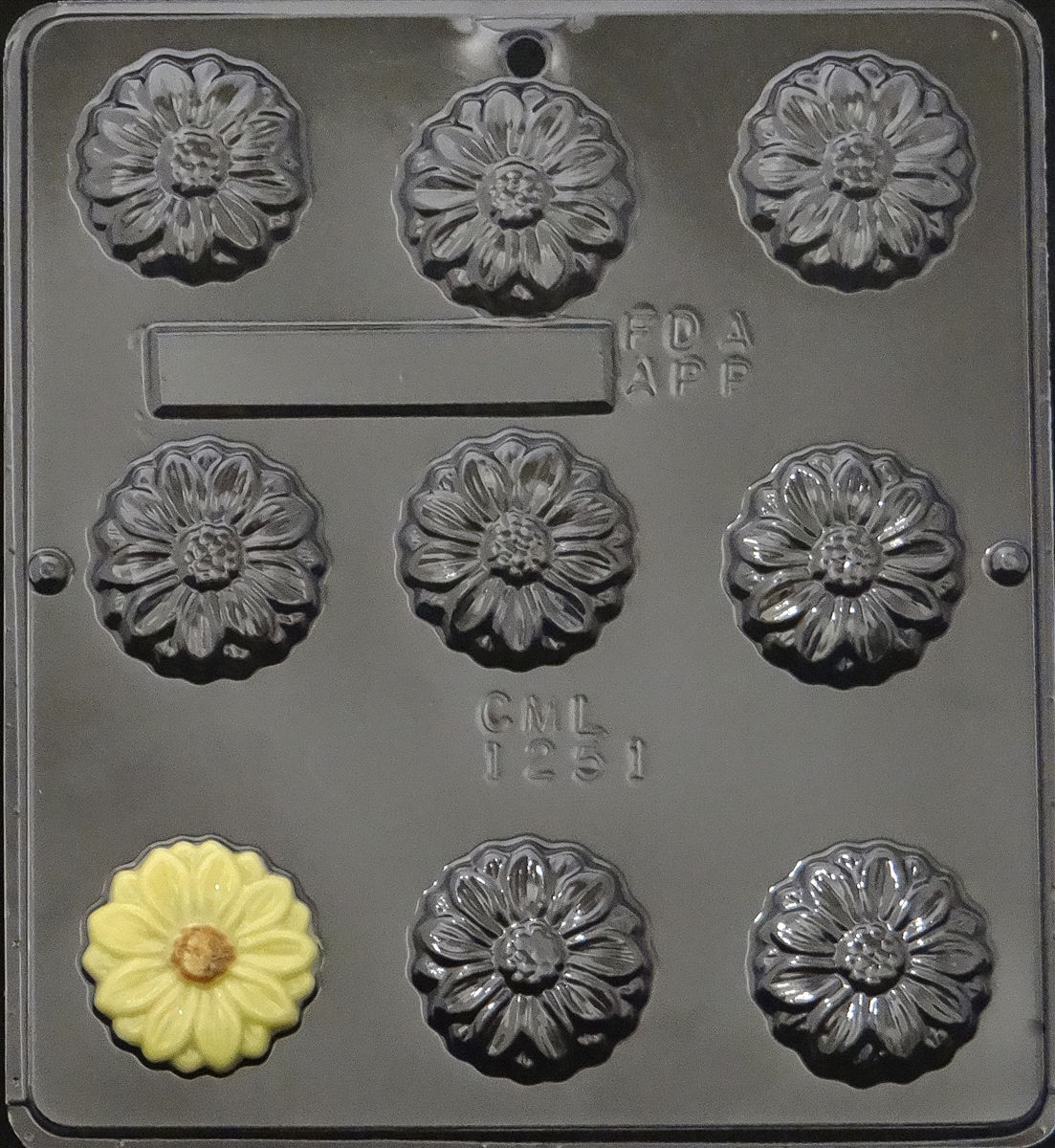 2" Daisy Chocolate Mold