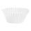 Thumbnail: 2" x 1 1/2" White Fluted Baking Cups