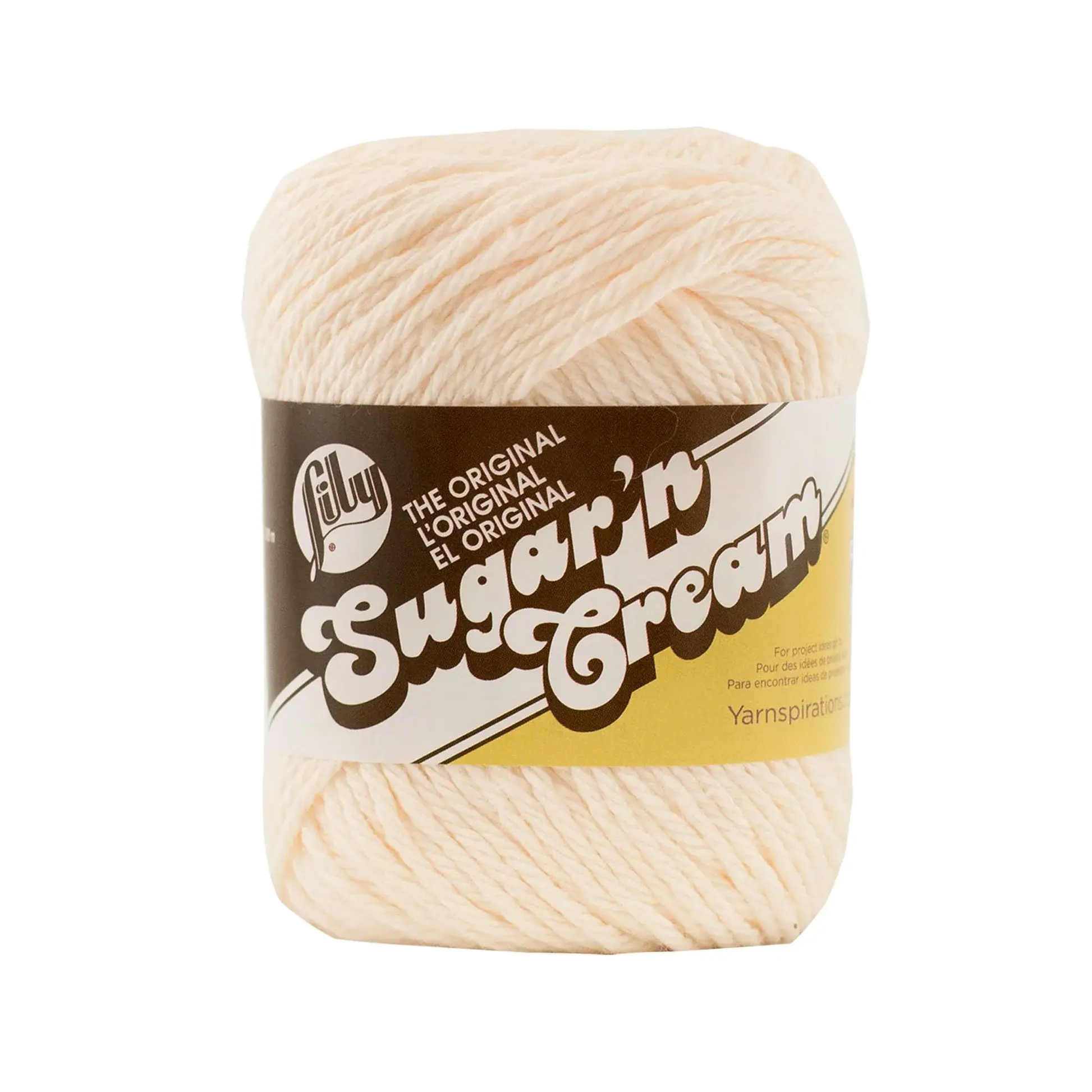 Lily Sugar' n Cream The Original Yarn - Soft Ecru