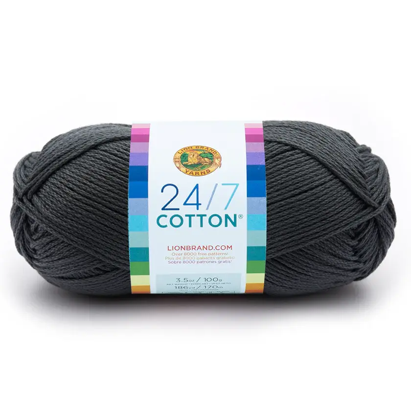 Lion 24/7 Cotton Yarn - 150 Charcoal
