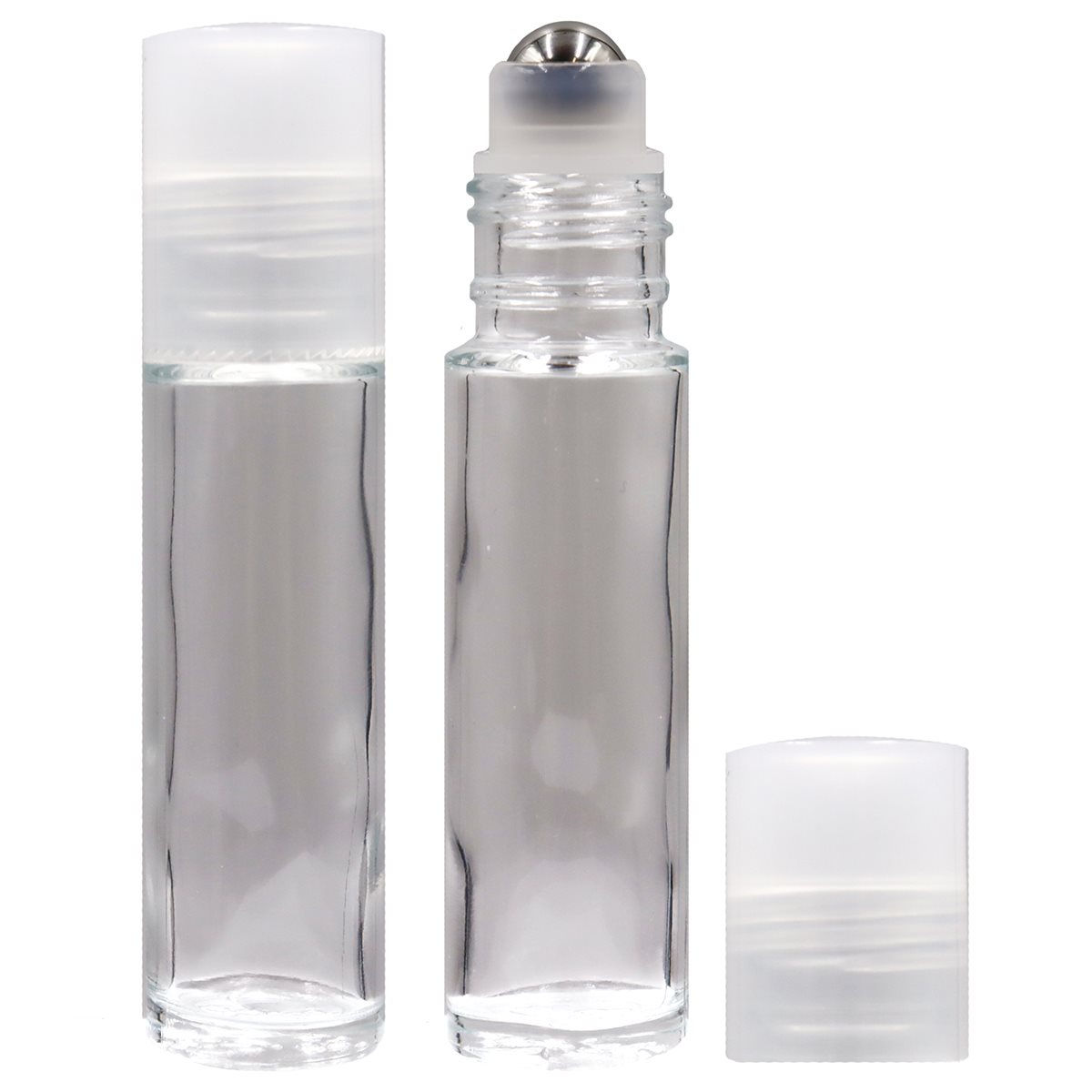 10ml Clear Glass Roller Ball Bottle