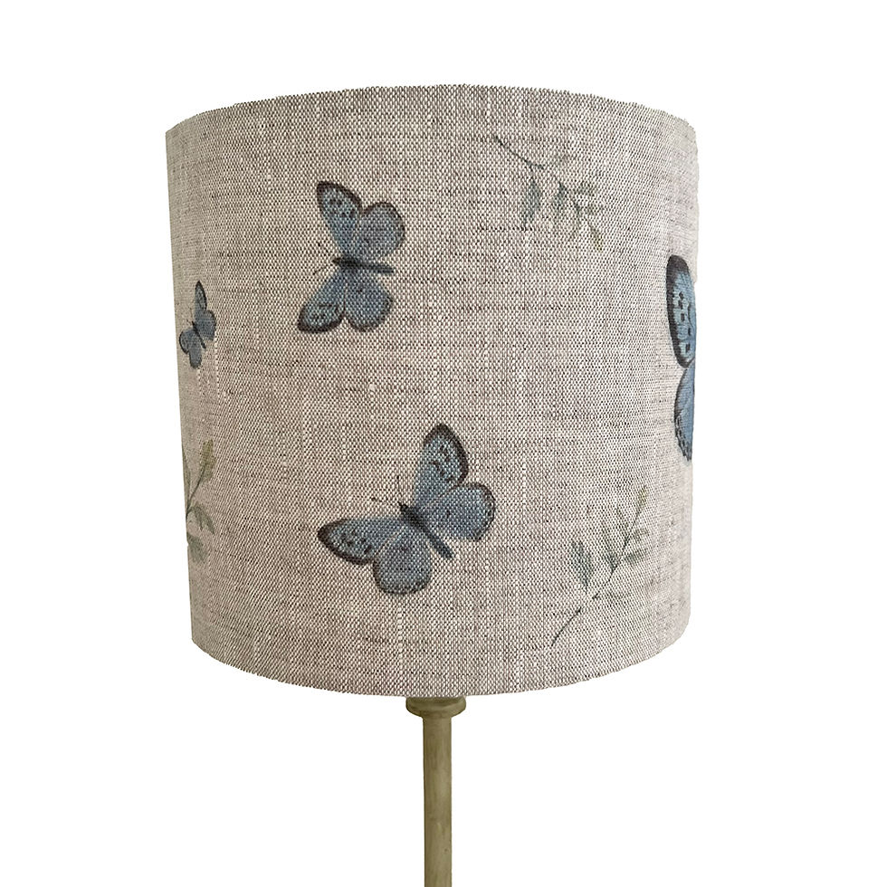 Thumbnail: Large Blue Lampshade