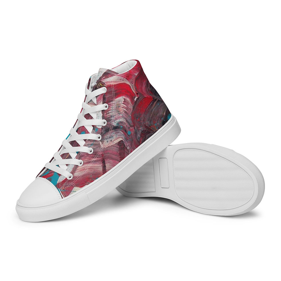 Thumbnail: Beaucoupe 'Dereve "Extreme" Women’s high top canvas shoes