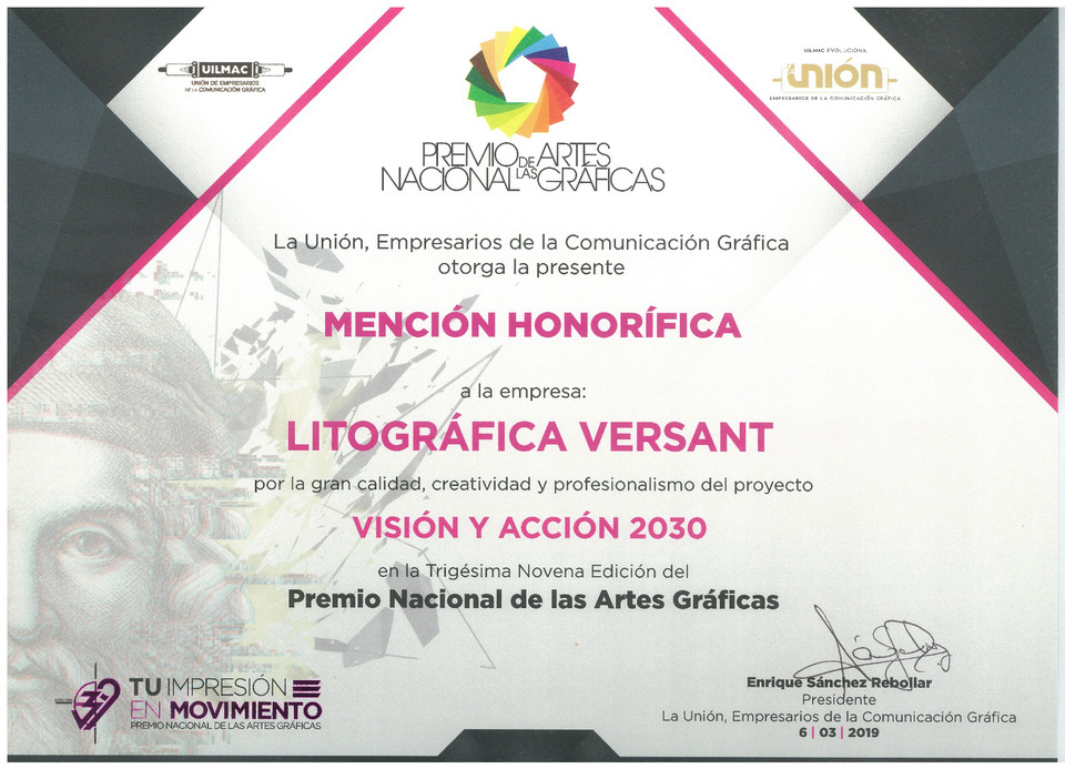 Mención Honorífica PNAG 2019