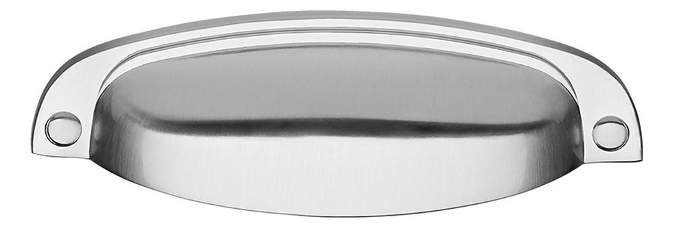 Puxador Concha Colonial 115 096mm Cromado Italyline