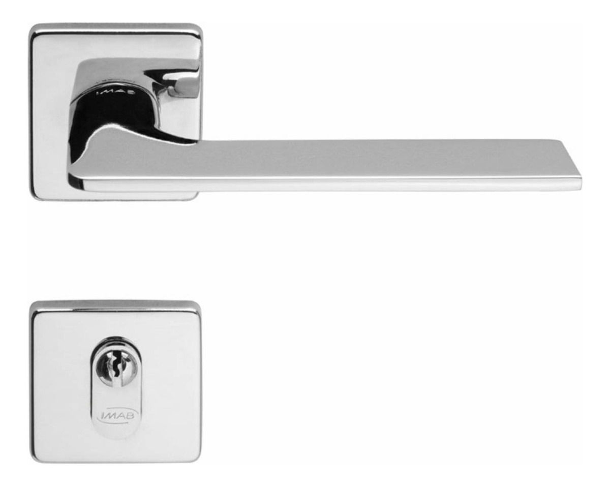 Fechadura Malba Imab Externa Tambor Cromada Quadrada Cr 55mm