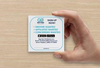 GoVetted • Referral Card • Promos • Graphic Design