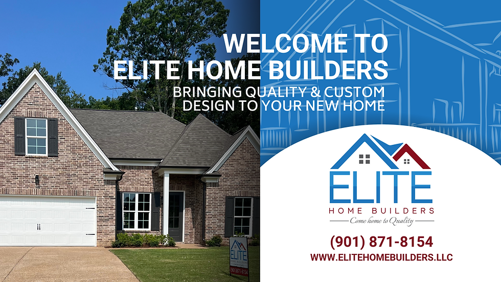 Welcome to Elite Home Builders - Bringing Quality & Custom Design to Your New Home - Servicing the Greate Memphis Area