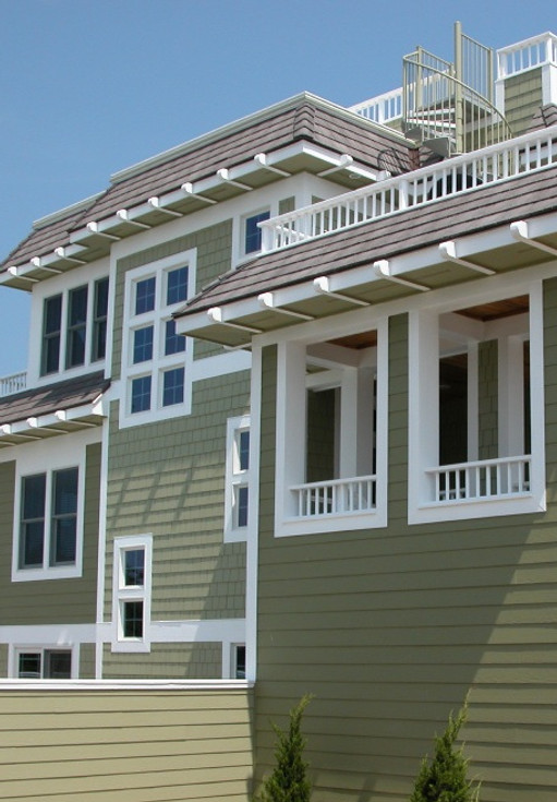 TEX-COTE® COOLWALL® Promo Sample - Green House White Trim