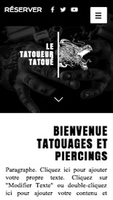 Arts Créatifs website templates – Tatoueur