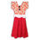 Thumbnail: Polish Towel Dress, Poppy (Maki) with Red Skirt