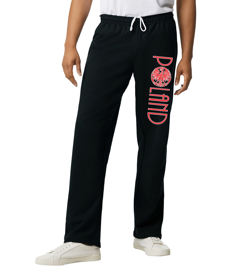 Thumbnail: Polish Sweatpants - Black with POLAND