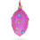 Thumbnail: Polish Ornament, Pisanki Egg, Pink with Blue Flowers