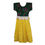 Thumbnail: Polish Towel Dress, Green Flowers and Yellow Skirt