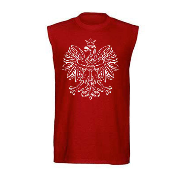 WS - Polish Eagle T-Shirt, Sleeveless, Black or Red