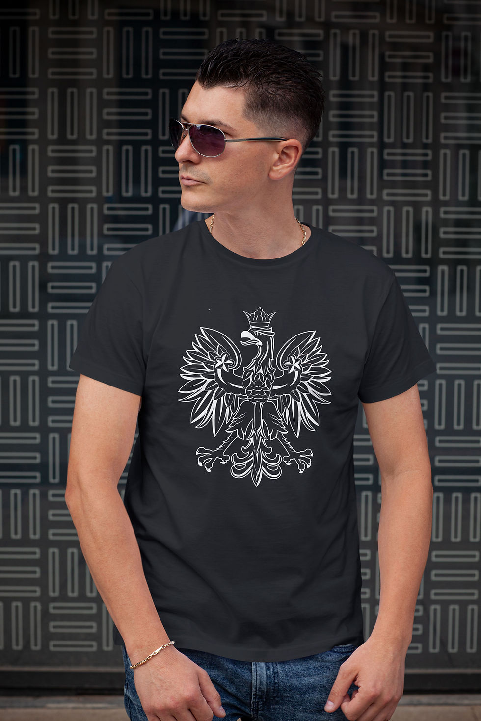 Thumbnail: WS - Polish T-Shirt, Eagle, Red or Black