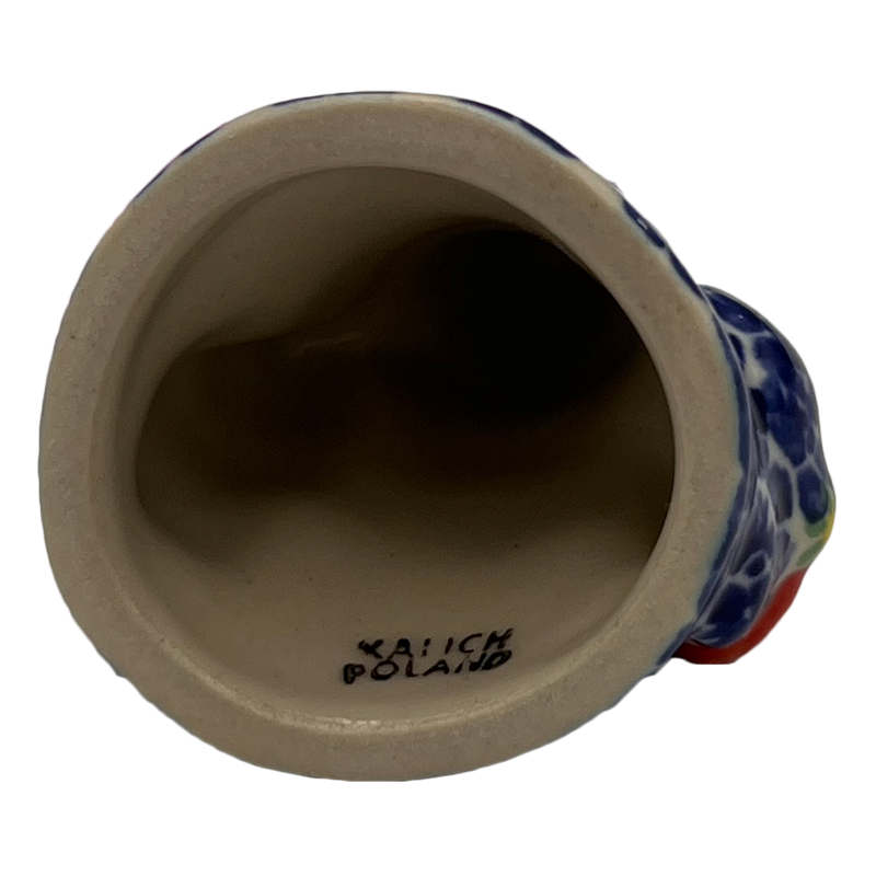Thumbnail: Polish Pottery, Santa Gnome Ornament