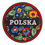 Thumbnail: Polish Patch, Black Folk Art (and magnet)