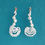 Thumbnail: Total White Swirl earrings