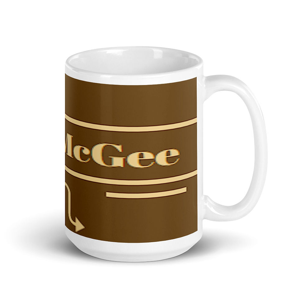 Miniatyrbild: Stan McGee White glossy mug