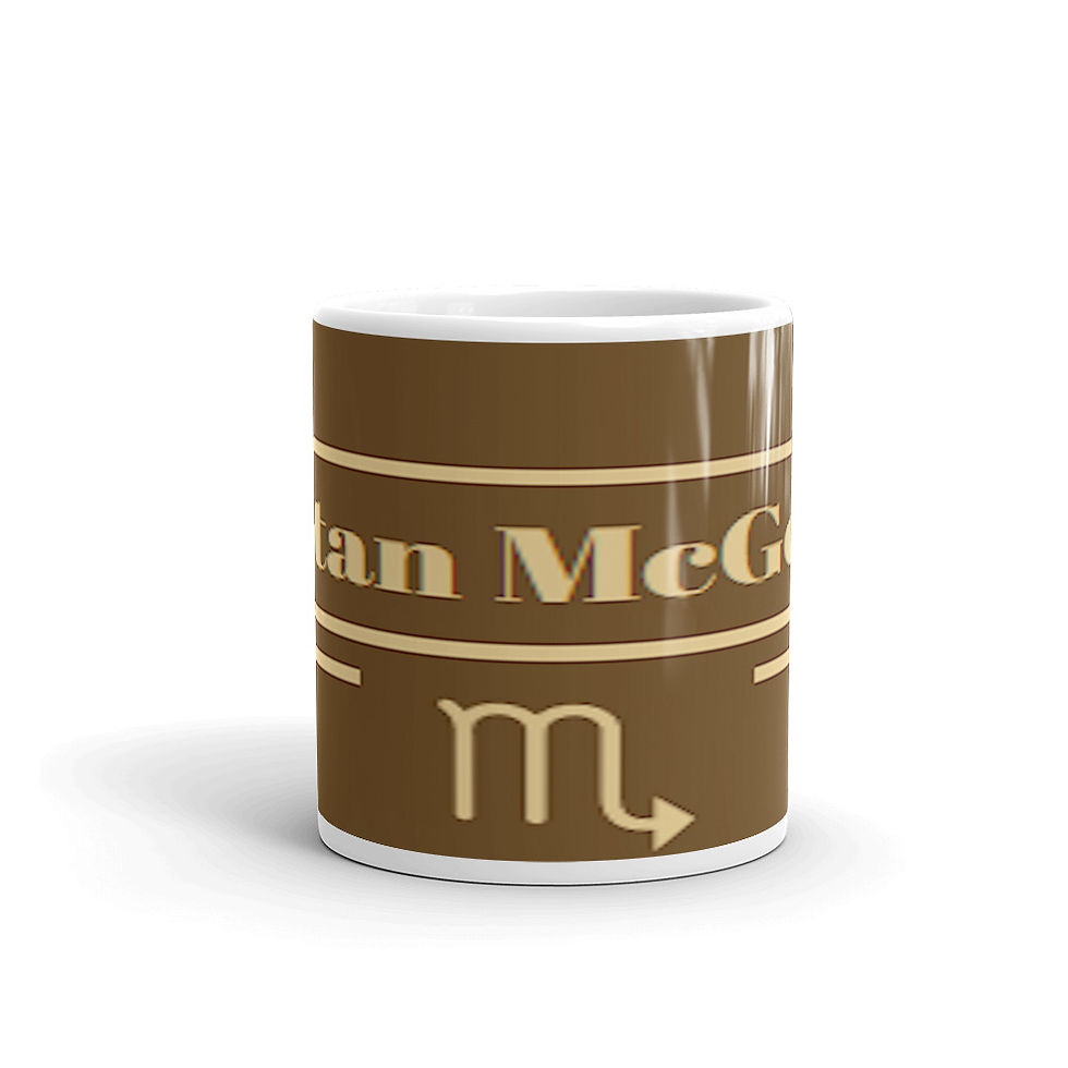 Miniatyrbild: Stan McGee White glossy mug