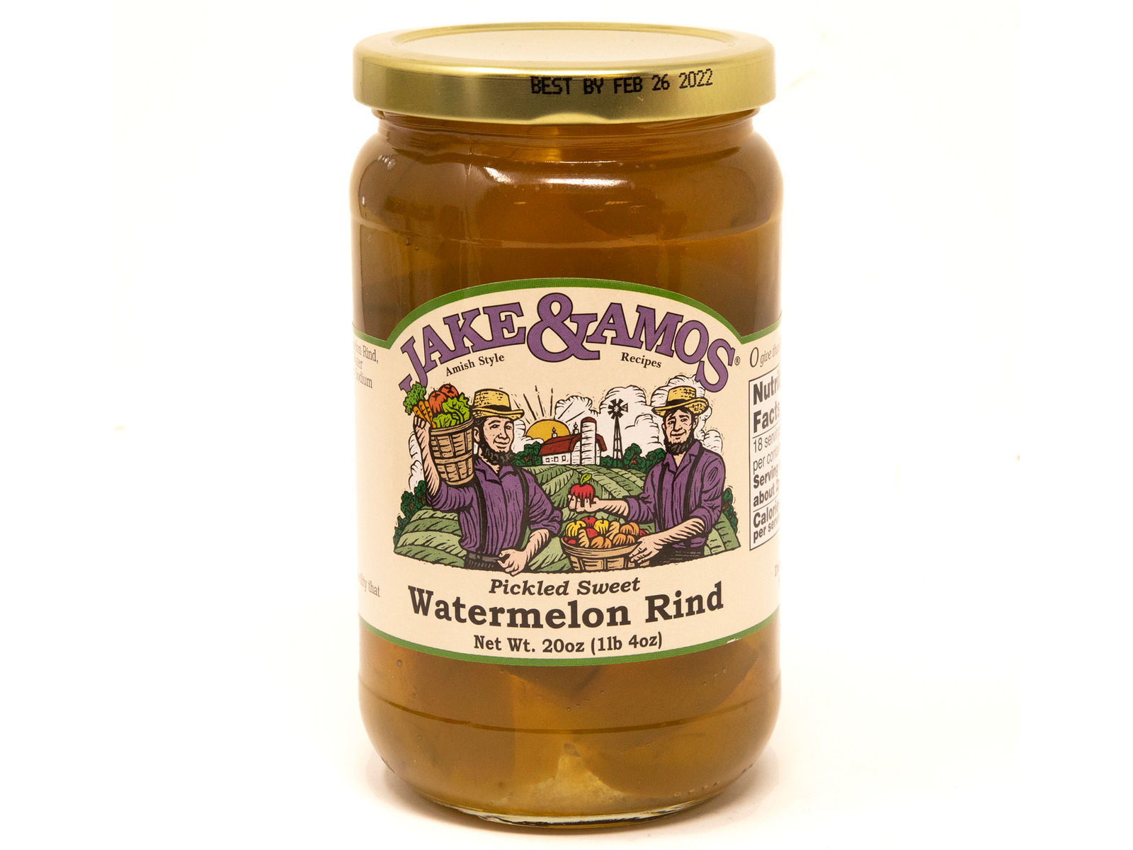 Jake & Amos® Sweet Watermelon Rind, 16 Oz