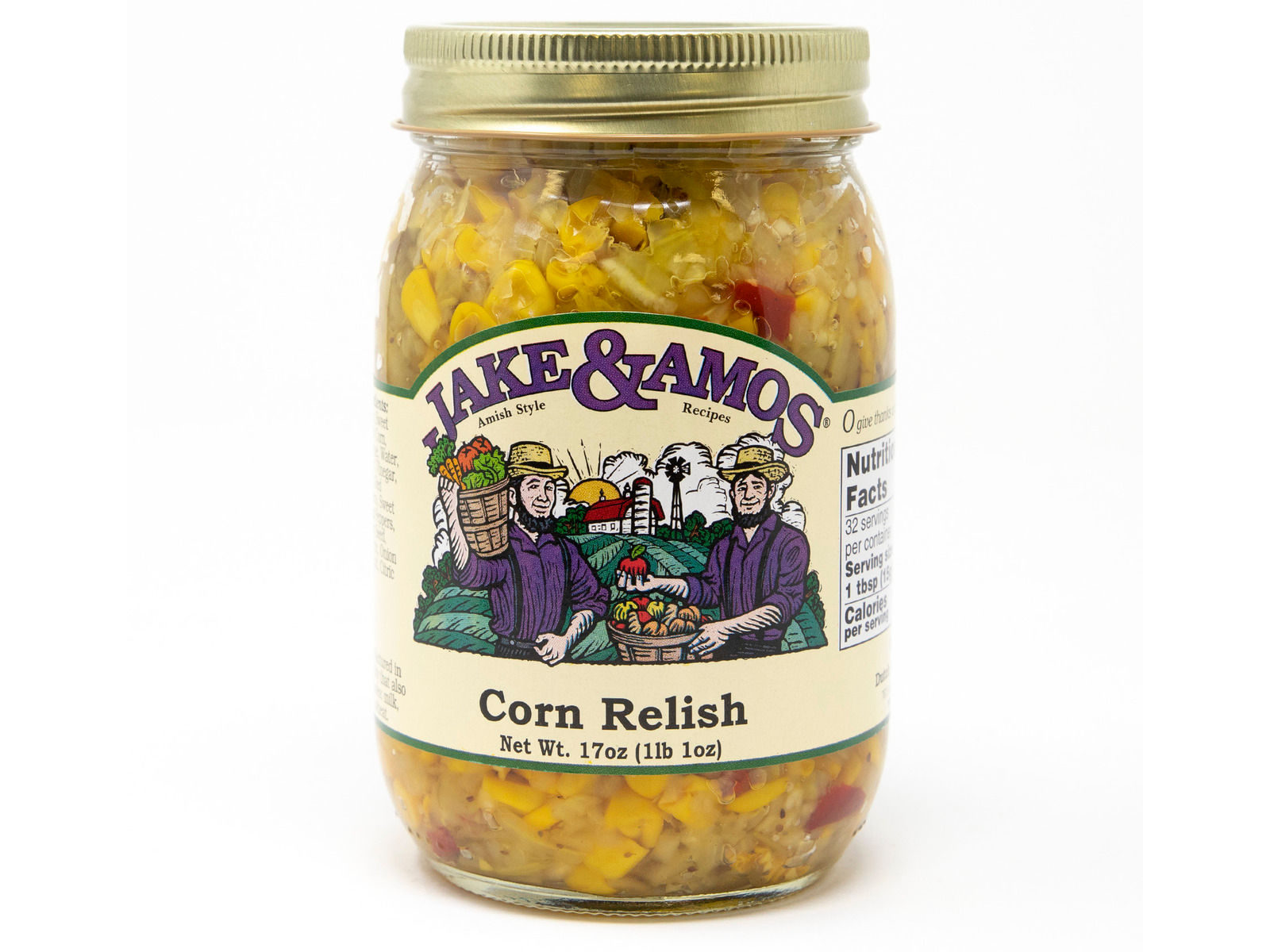 Jake & Amos® Corn Relish, 17 oz.