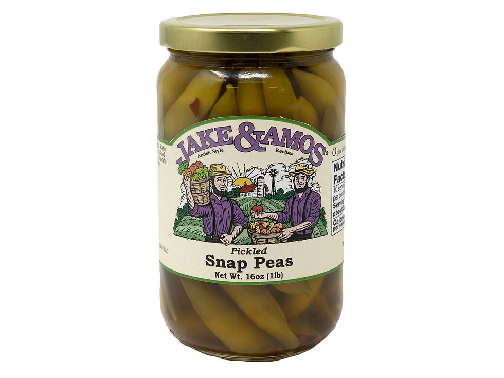 Jake & Amos® Pickled Snap Peas, 16 oz.