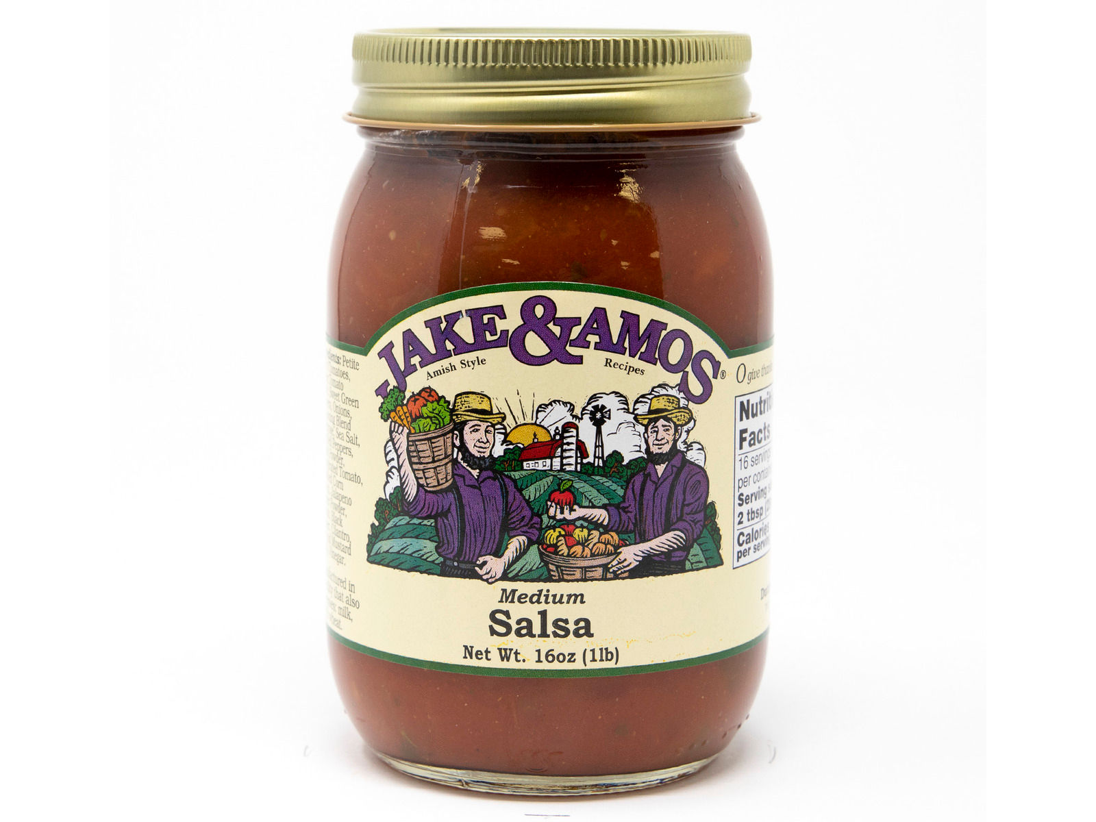 Jake & Amos® Medium Salsa, 16 oz.