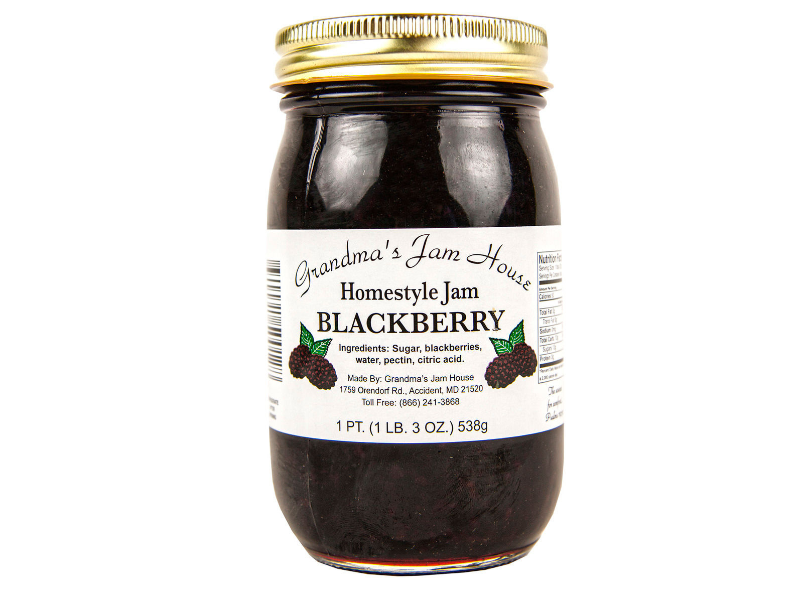 Grandma's Jam House® Blackberry Jam, 19 Oz