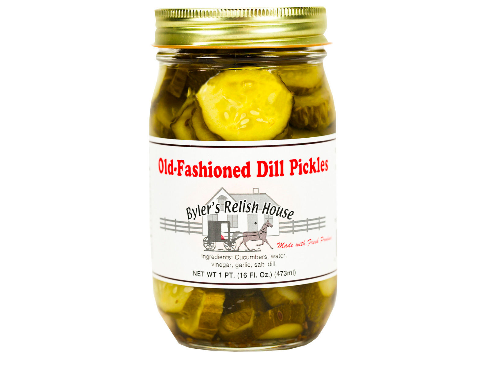 Byler's Relish House® Old Fashioned Dill Pickles, 16 Oz