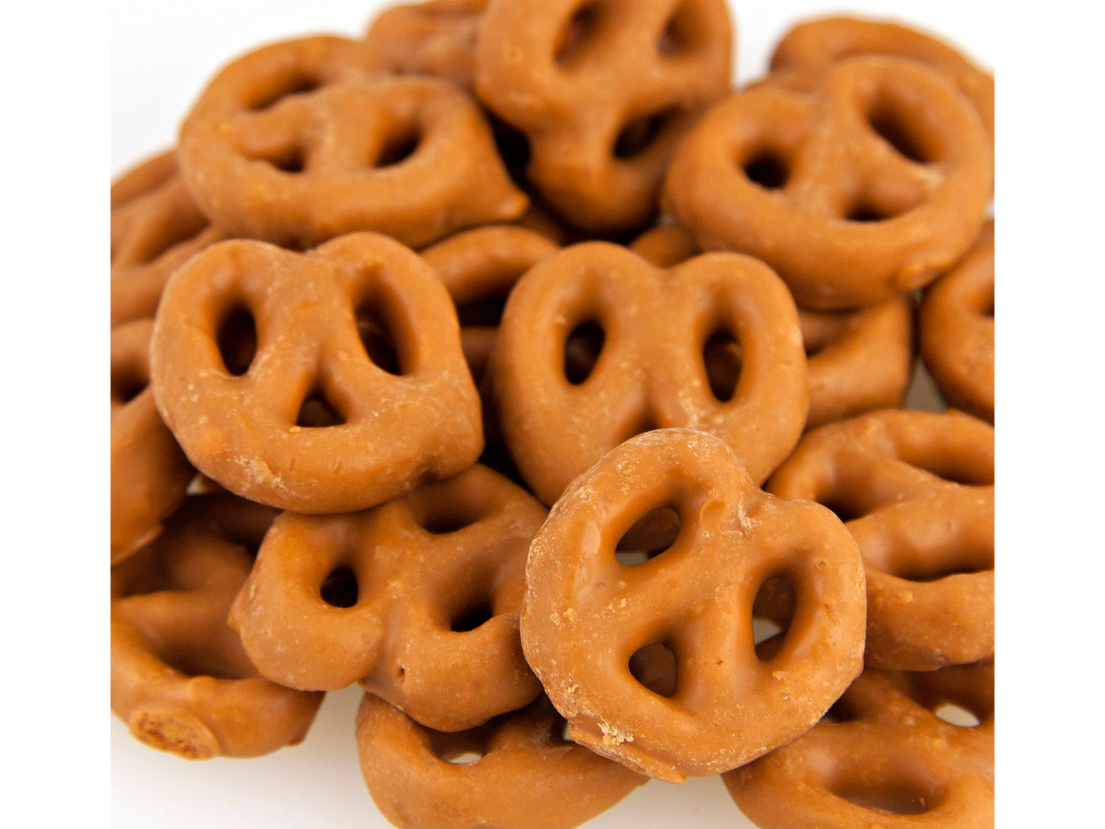 Salted Caramel Micro Pretzels .75 lb.