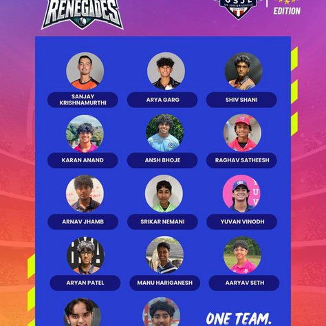 🏏 Meet the 2025 USJL Northwest Renegades! 💥