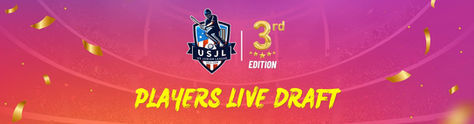 🚨🏏 WE ARE LIVE — USJL SEASON 3 PLAYER DRAFT! 🏏🚨