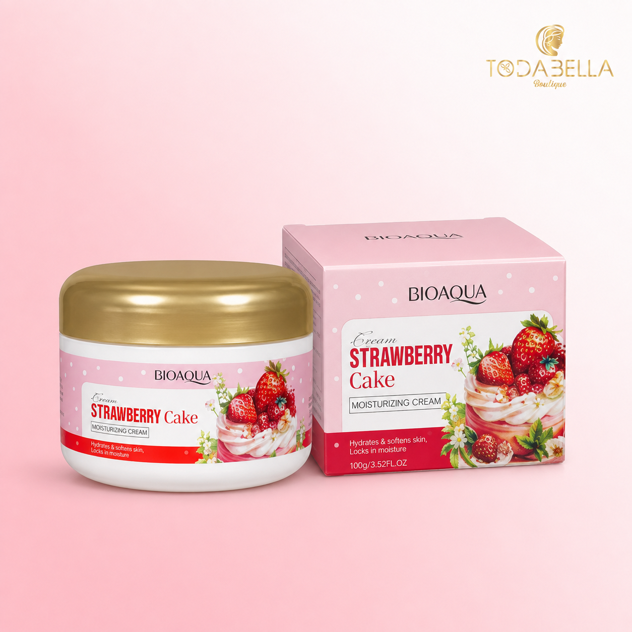 Crema Facial De Fresa