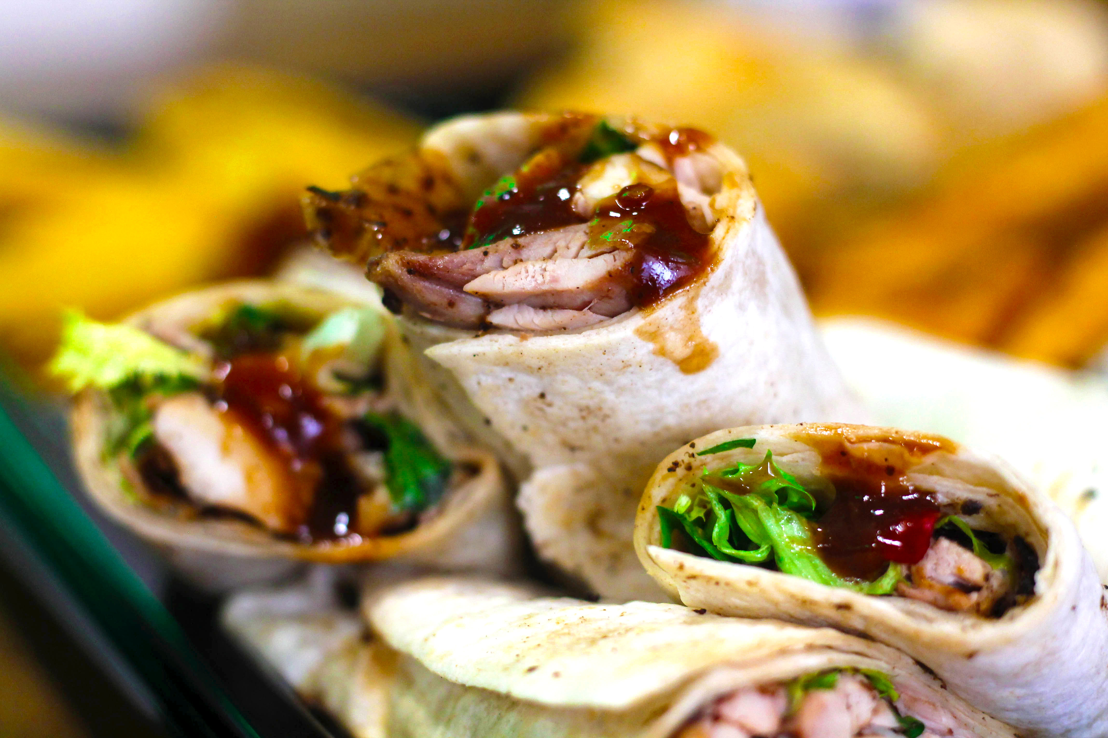 Arranged Food and Objects