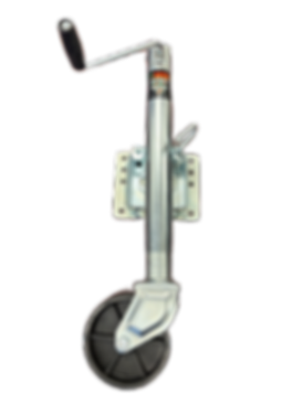 Jack, Swing Away, 1200lb Bolt-On, 6" Wheel, Zinc Coated