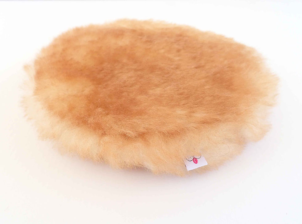 Thumbnail: Real fur flying disc dog Training toy