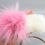 Thumbnail: Sheepskin Cat Teaser Toy – Flying Squirrel with Bushy Pink Tail Optional Wand