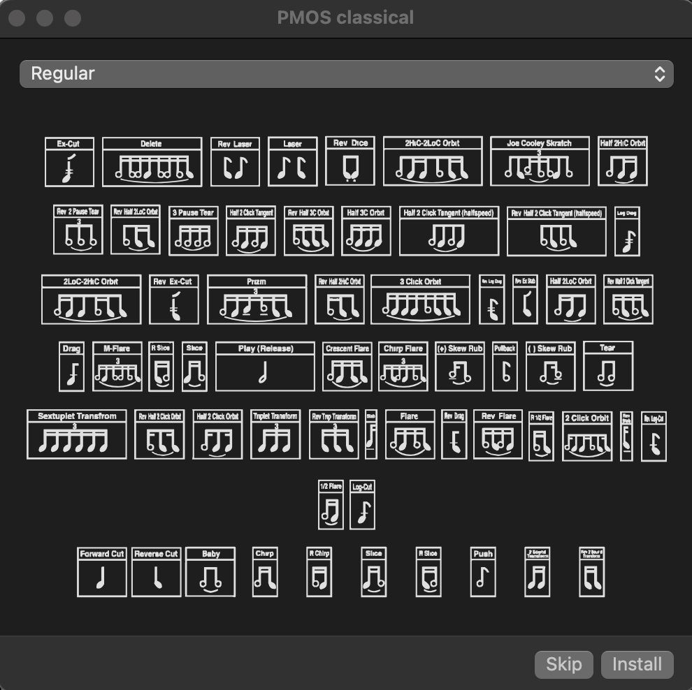 PACS™ (PMØS_100 Ascii Character Set) Classical Edition.TTF