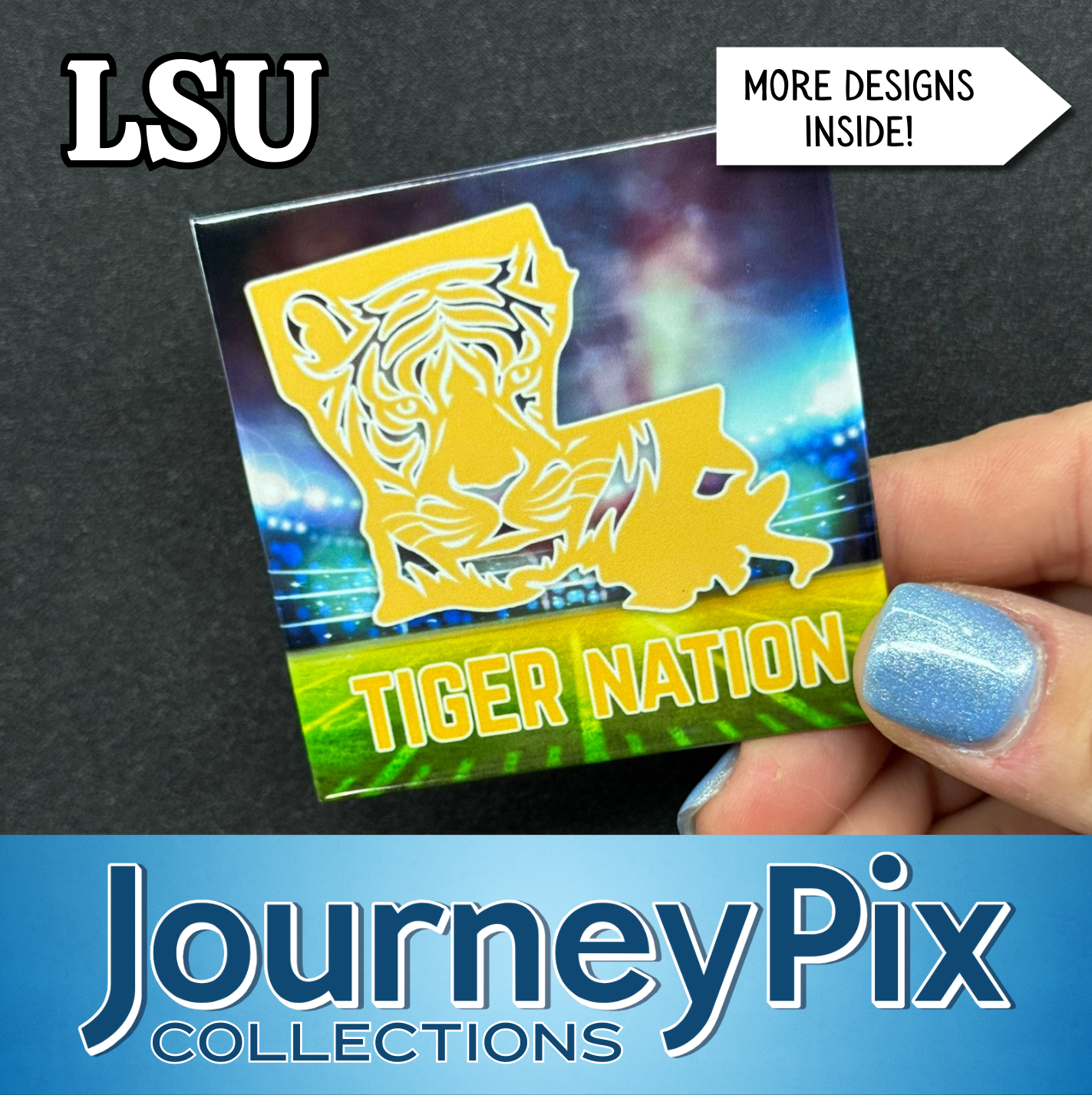 LSU Stylized Magnets