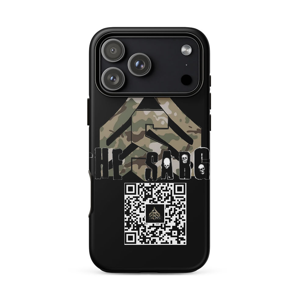 Thumbnail: iPhone Tough QR-lockup — SARGE Matte