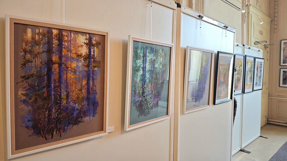 Oeuvres de Natalia Polikarpova, Salon du Pastel en Biterrois