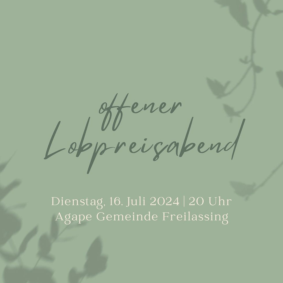 offener Lobpreisabend 